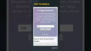 Text to image ai - using html, js 🤩