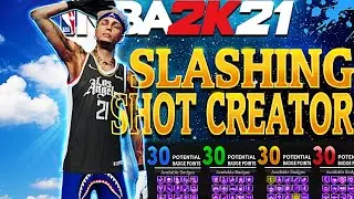 THE GREATEST SLASHING SHOT CREATOR BUILD EVER NBA 2K21 6'8