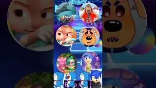 Lightning Mcqueen, Vlad and Niki, Cocomelon, Sheriff Labrador, Pinkfong, Inside Out Tiles Hop 296