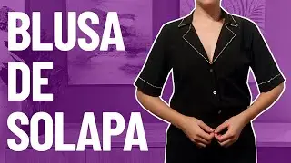 Aprende a Hacer una Blusa con Cuello de Solapa + Molde Gratis