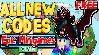 Epic Minigames CODES *FREE PET* All NEW Epic Minigames Codes Roblox