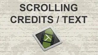 How to make scrolling credits / text in Camtasia