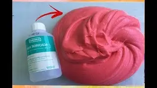 SLIME COM COLA E ÁGUA BORICADA-SLIME COM APENAS 2 INGREDIENTES