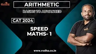 SPEED MATHS  - 1 I Quantitative Aptitude Preparation for CAT 2024 I Calculate Fast I Power of Mind