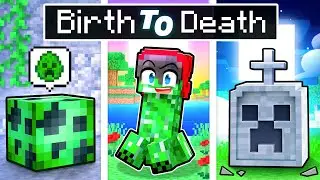 BIRTH to DEATH of a CREEPER in Minecraft!