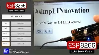 ESP8266 Web Server LED Control Wemos D1 & Its Android App 