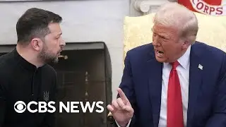 White House reacts to shocking Trump-Zelenskyy meeting