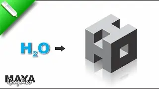 3D H2O Logo Design in CorelDRAW | Step by Step Tutorial | Maya Graphics