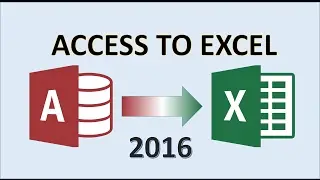 Access to Excel - How to Export Table Data from Access 2016 then Apply Formatting With Tables in MS