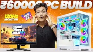 Under 60000 PC Build For GTA 6 With Gaming Monitor | Full Setup PC Build Under 60k | Hardware Freak