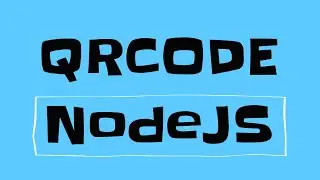 QRCode Generator using NodeJS!