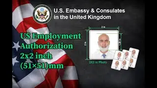 how to get US Employment Authorization photo 2x2 inch