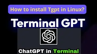 termmial Gpt : How to Install Tgpt in kali Linux on ANY Distro / Ultimate Hack