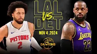 Los Angeles Lakers vs Detroit Pistons Full Game Highlights | Nov 4, 2024 | FreeDawkins