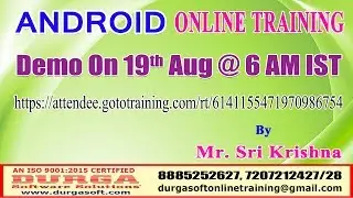 ANDROID Online Training in DURGASOFT