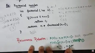 Recurrence relation with Substitution Methods | Design and Analysis of Algorithms | DAA