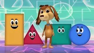 FIGURAS GEOMÉTRICAS - PERRO CHOCOLO - CANCIONES INFANTILES - MÚSICA PARA JUGAR