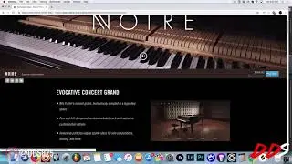 Noire - Native Instruments Kontakt Piano Library! + Beat Making