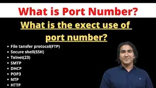 What is port number in networking | what is the use of port number |port number explain with example