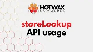 How to use storeLookup API?