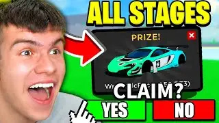 How To COMPLETE ALL 4 OBBY STAGES In Roblox Car Dealership Tycoon! 6 YEARS EVENT!