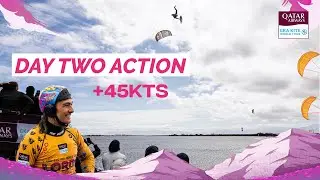 Lords of Tram GKA big air world cup with more than 45kts - Day 2 action
