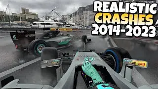 F1 REALISTIC CRASHES 2014 - 2023 #8