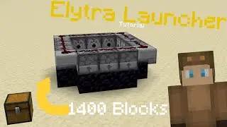 Minecraft Elytra Launcher (1400 Blocks!) | Minecraft 1.19.2