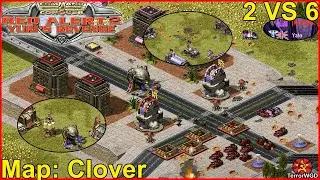 Red Alert 2│2 VS 6 Clover