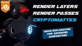 Blender passes, overrides and cryptomattes (quick explanation)