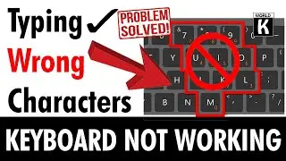 Why is Keyboard Typing Wrong Characters. Numbers instead of Letters | Laptop Keyboard Not Working.