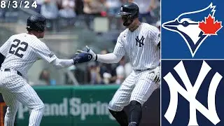 New York Yankees Highlights: vs Toronto Blue Jays | 8/3/24