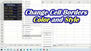 How to Format Cell Borders in Excel