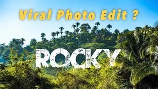 Viral Name Photo Editing | Urban Jungle Font