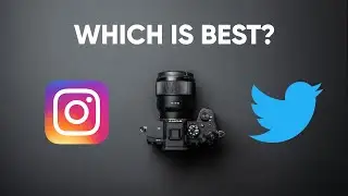 Which is Best for Photographers? Twitter or Instagram