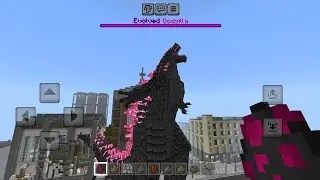 Evolved Godzilla UPDATE MOD in Minecraft