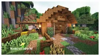 Minecraft : How to build a simple barn (EASY tutorial)