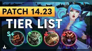 INDEPTH 14.23 JUNGLE TIER LIST: What is the State of Jungle Right now? - League of Legends