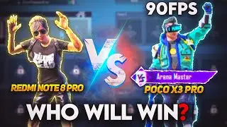 Poco X3 Pro Vs Redmi Note 8 Pro PUBG Mobile || 60FPS VS 90FPS || TDM M416 MATCH || Who Will Win?