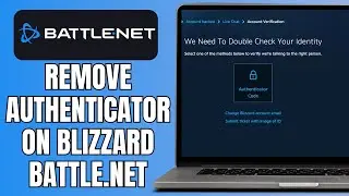 How To Remove Authenticator On Blizzard Battle.net