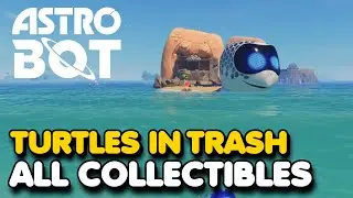 Astro Bot - Turtles In Trash 100% Walkthrough (All Bots & Puzzle Pieces)