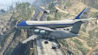 Airforce One Emergency Landing on Bridge While Carrying C-17| GTA5