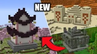 WHAT IF there was a NEW Minecraft 1.20 Structure - Cherry Blossom Temple