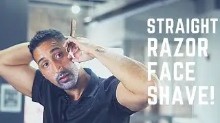 How To Shave Your Face With A Straight Razor In Detail