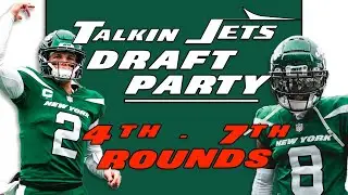 🔴 Talkin Jets Draft Party! - 4th - 7th Rounds