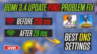 🔧 After 3.4 Update Ping Problem Fix | Bgmi Ping Problem | Bgmi Ping High Problem | Bgmi