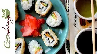 Очень вкусные и простые Суши Роллы (вегетарианские) / 2 способа приготовления