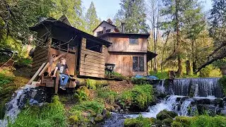 Living Off Grid for 46 Years | Al and his Hydroelectric Water Wheel