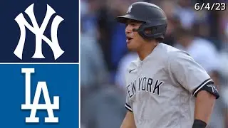 New York Yankees @ Los Angeles Dodgers | Game Highlights | 6/4/23