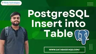 How to insert rows into a table in PostgreSQL | Insert rows into table in PostgreSQL